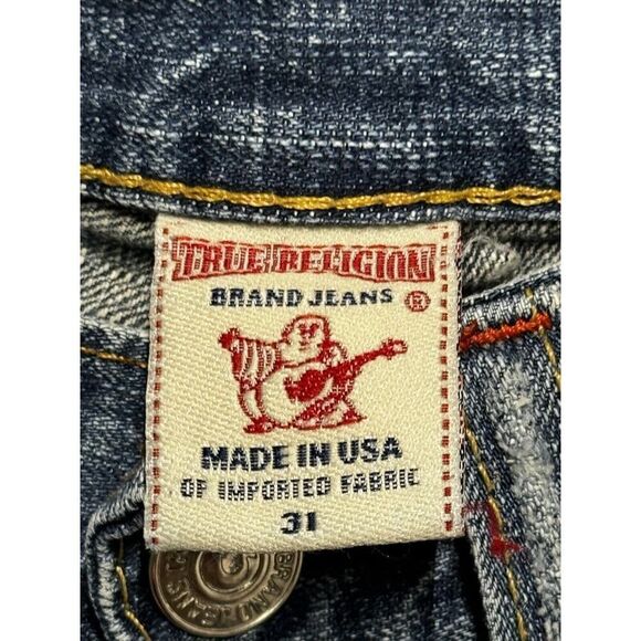 MENS TRUE RELIGION JOEY Big T Jeans 31 x 33 - Picture 6 of 10